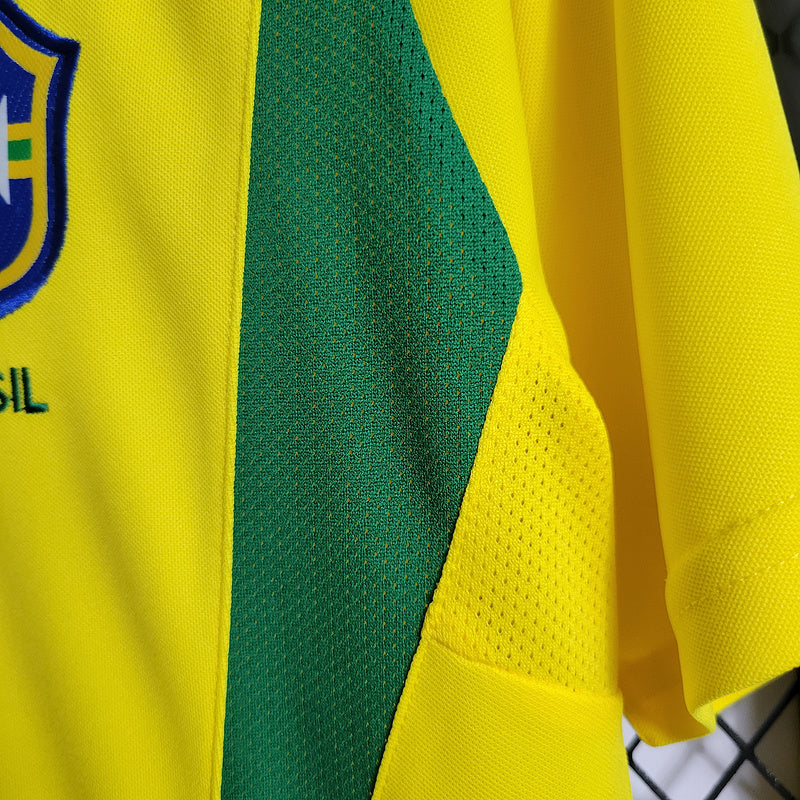Camisa Retrô Brasil Home 2002