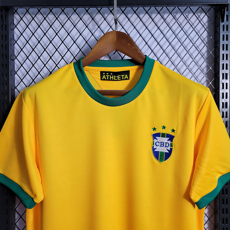 Camisa Retrô Brasil Home 1970