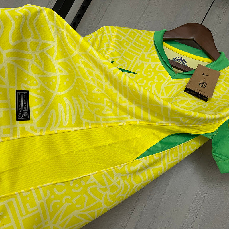 Camisa Feminina Brasil Home 24/25