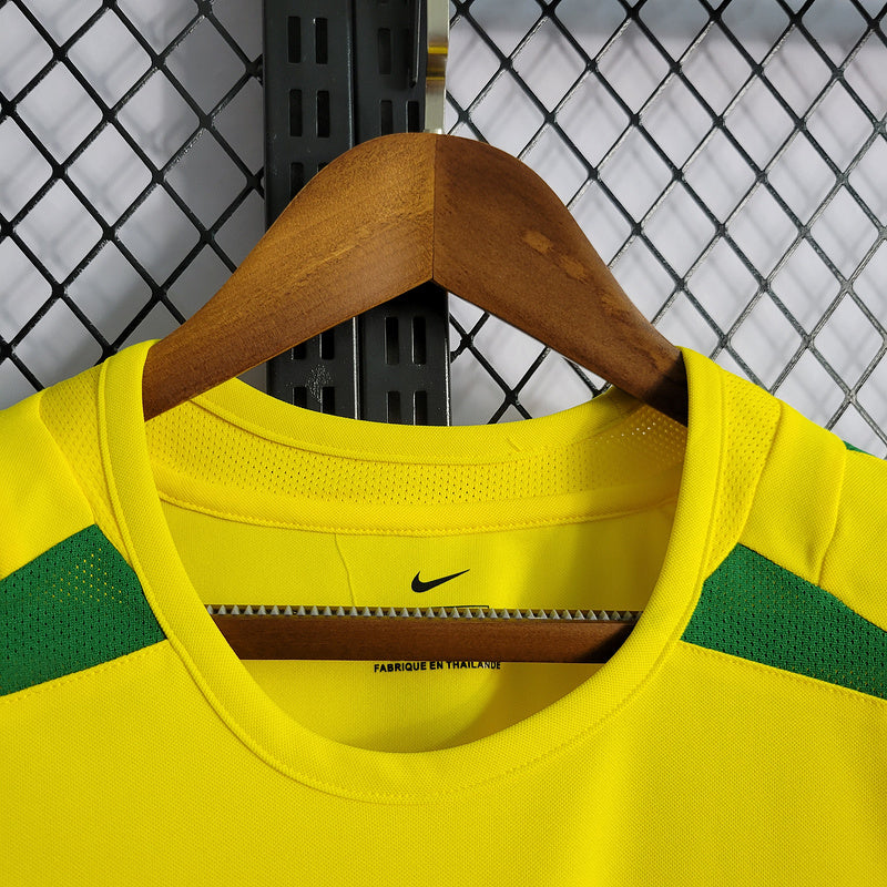 Camisa Retrô Brasil Home 2002