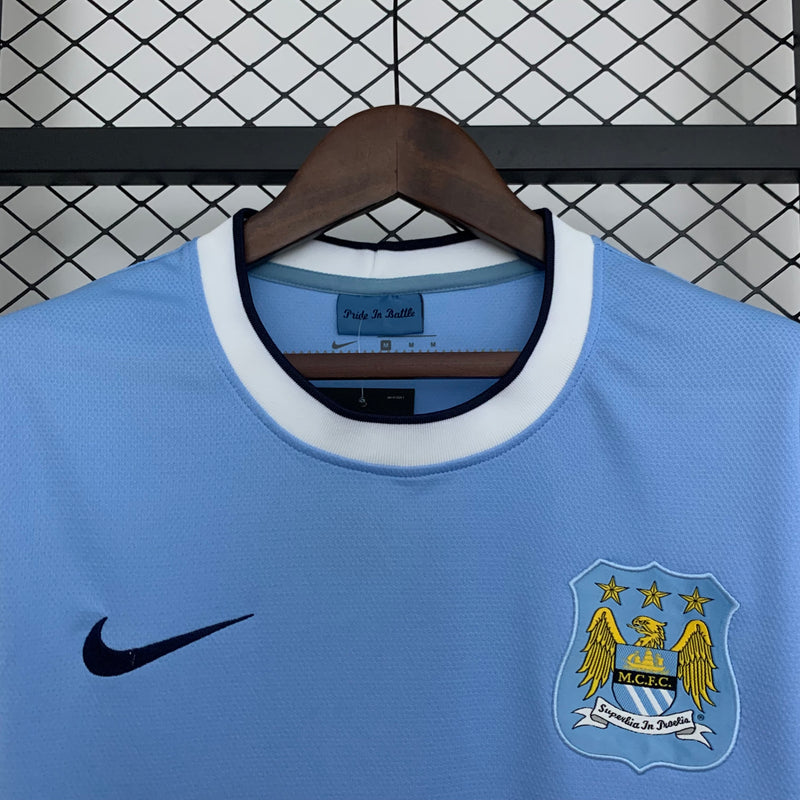 Camisa Manchester City Retro Home 2013/14