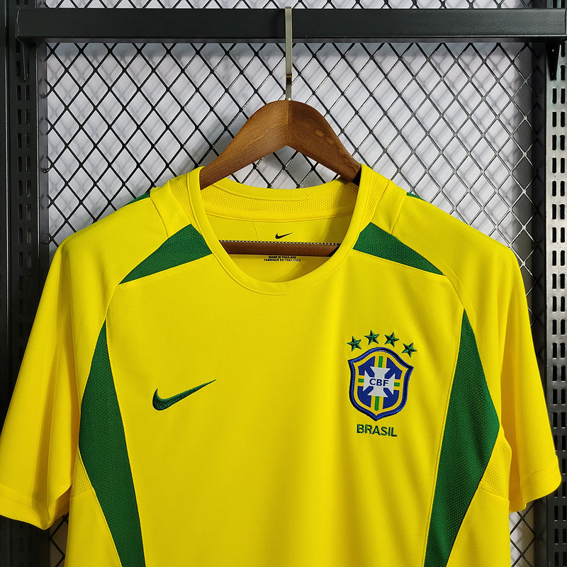 Camisa Retrô Brasil Home 2002