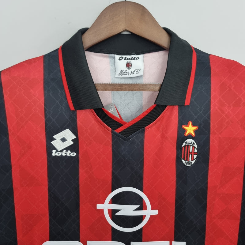 Camisa Milan Retro Home 1995/96