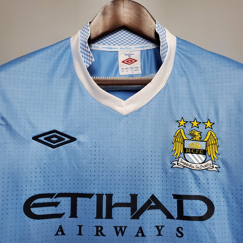 Camisa Manchester City Retro Home 2011/12