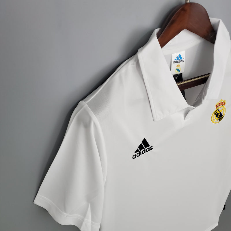 Camisa Real Madrid Retro Home UCL 2002/03