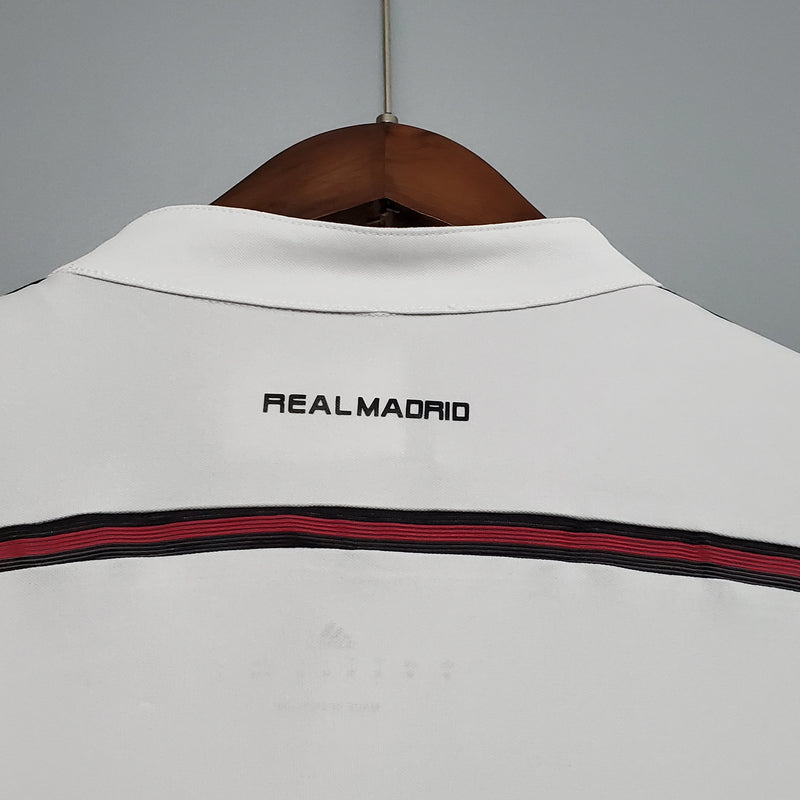 Camisa Real Madrid Retro Manga Larga Home 2014/15
