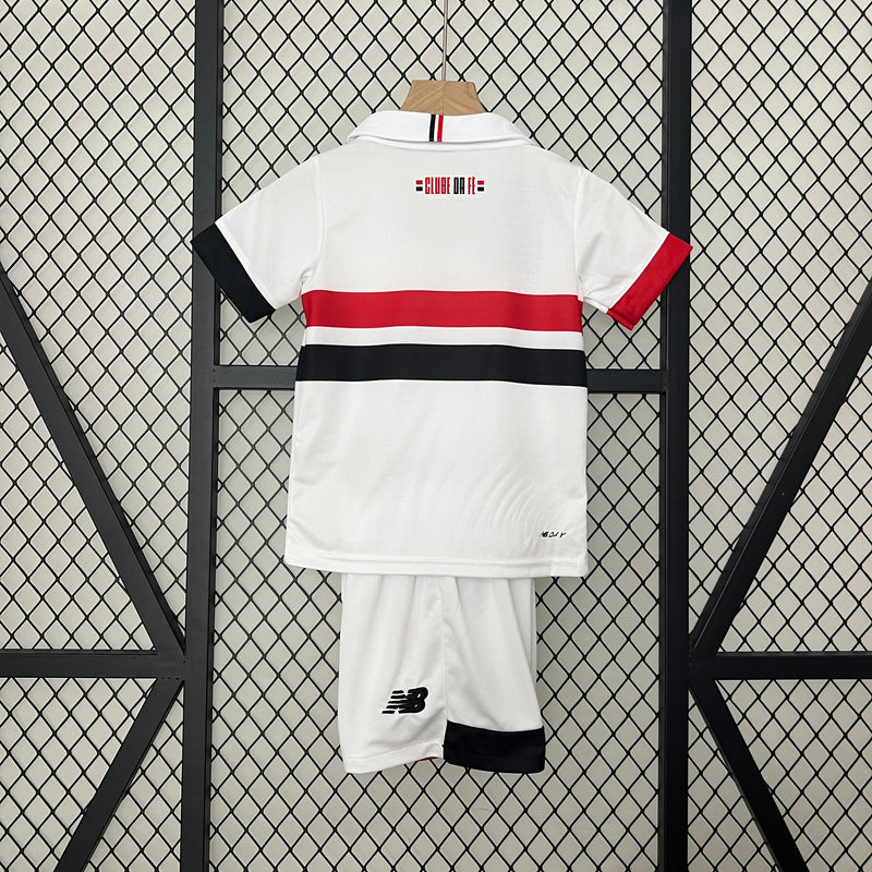 Camisa Infantil São Paulo Home 24/25
