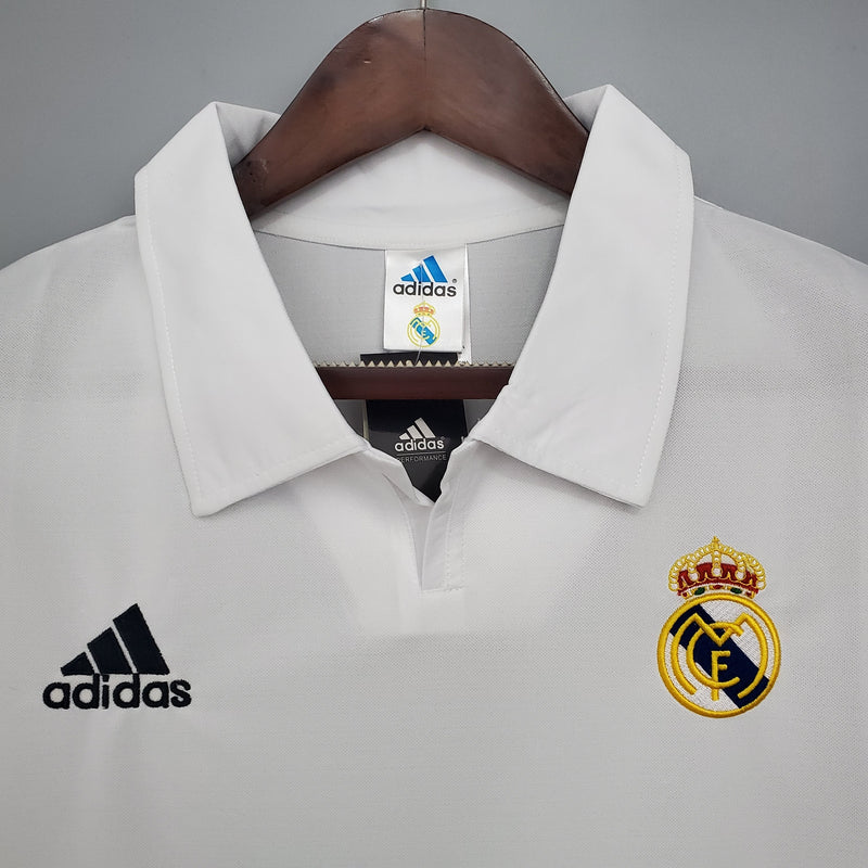 Camisa Real Madrid Retro Home UCL 2002/03