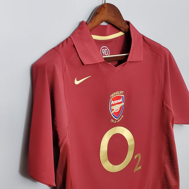 Camisa Arsenal Retro Home 2005/06