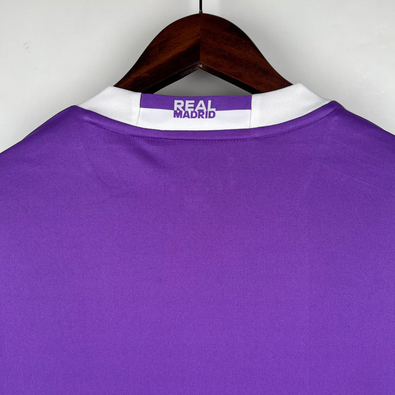 Camisa Real Madrid Retro Manga Larga Third 2016/17
