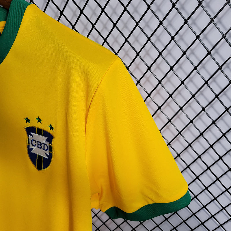 Camisa Retrô Brasil Home 1970