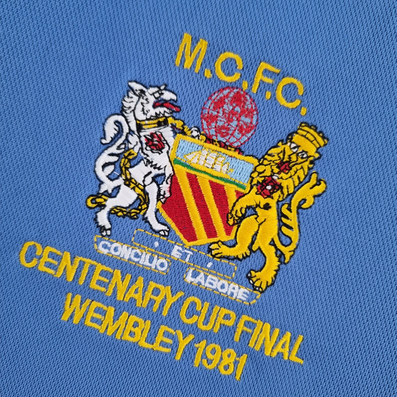 Camisa Manchester City Retro Home 1981/82