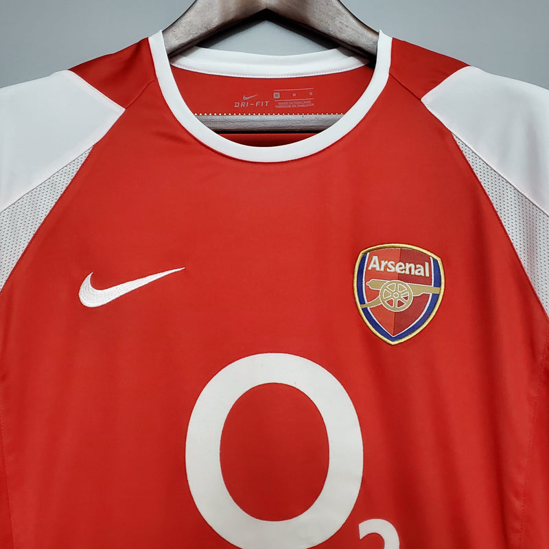 Camisa Arsenal Retro Home 2003/04