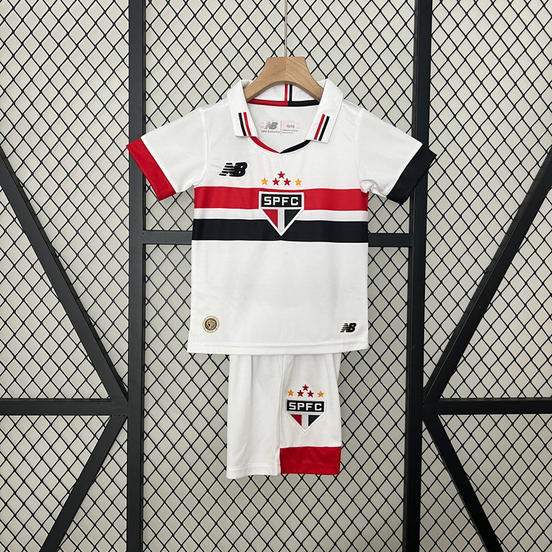 Camisa Infantil São Paulo Home 24/25