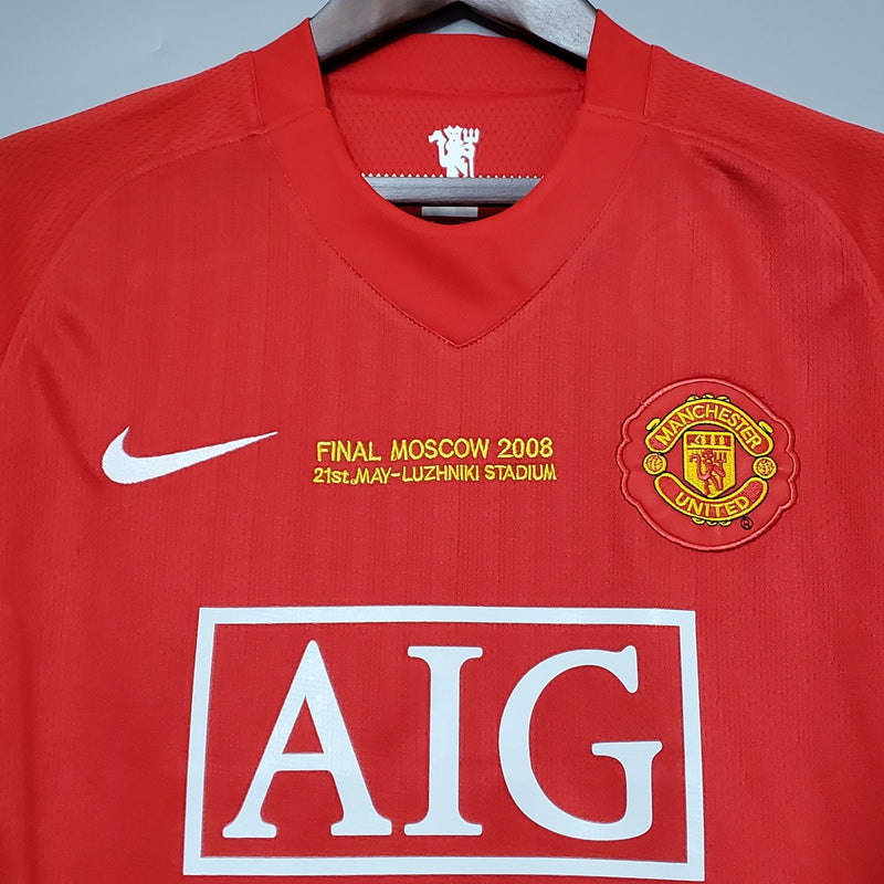 Camisa Manchester United Retro Home 2007/08