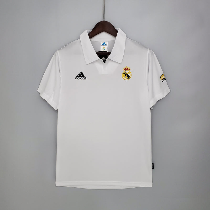 Camisa Real Madrid Retro Home UCL 2002/03
